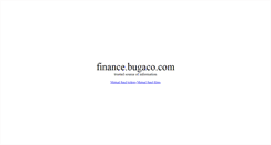 Desktop Screenshot of finance.bugaco.com