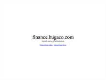 Tablet Screenshot of finance.bugaco.com